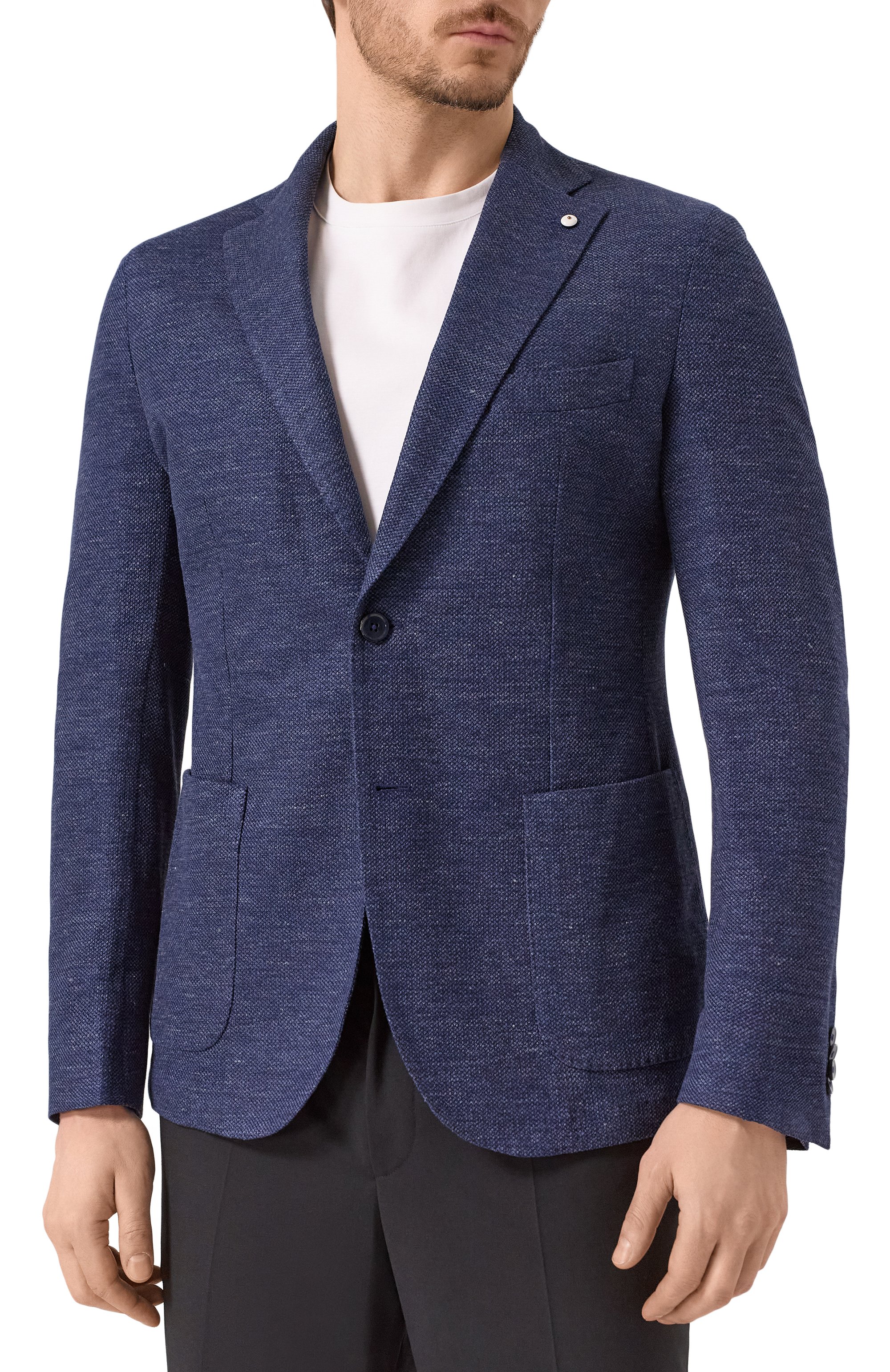 Пиджак изо льна и хлопка L.B.M. 1911, арт. 2817/55209, фото 5