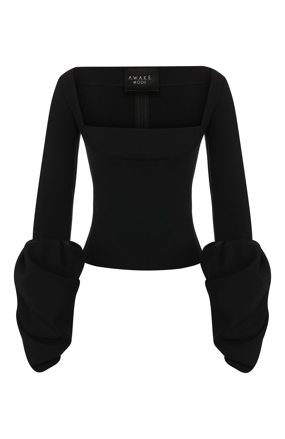 Блузка A.W.A.K.E. MODE черного цвета по цене 44550 руб., арт. AW19.T15, фото 1 Блузка A.W.A.K.E. MODE, арт. AW19.T15, фото 1