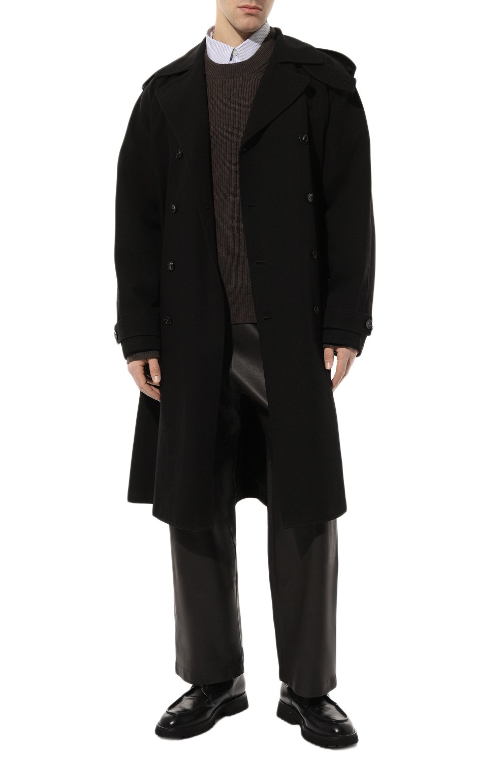 Кожаные брюки BOTTEGA VENETA, арт. 633448/VKVL0, фото 2