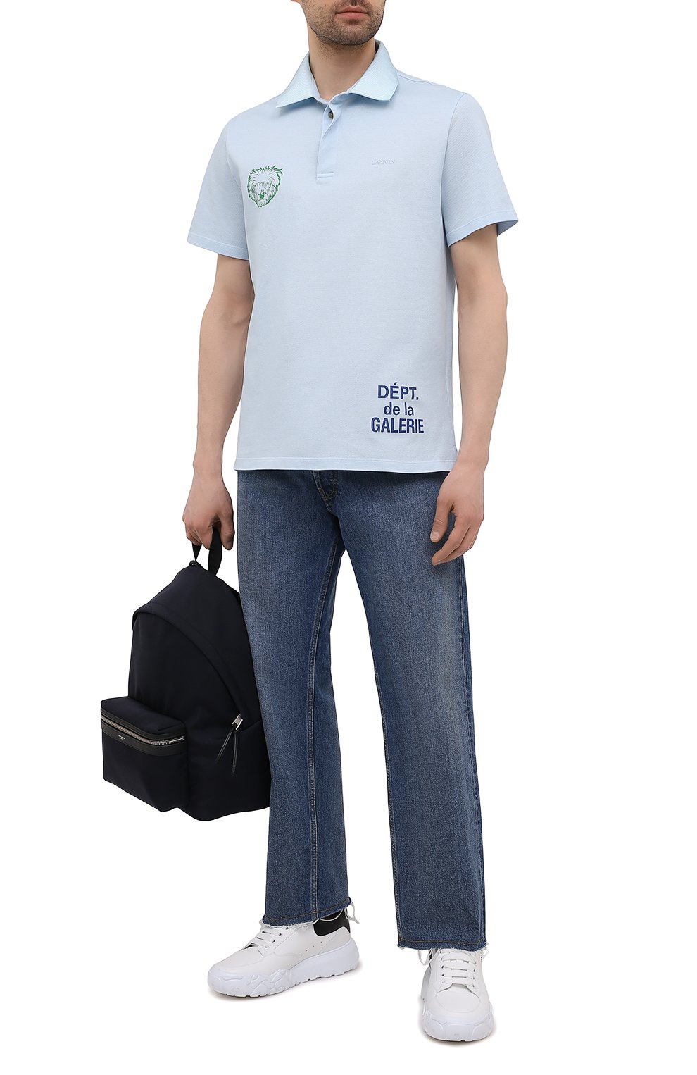 Хлопковое поло lanvin x gallery dept LANVIN, арт. RM-PL0002-J084-E21, фото 2