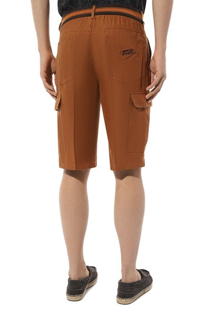 Шорты изо льна и шелка ZILLI, арт. CS611BM0850VZS000, фото 4