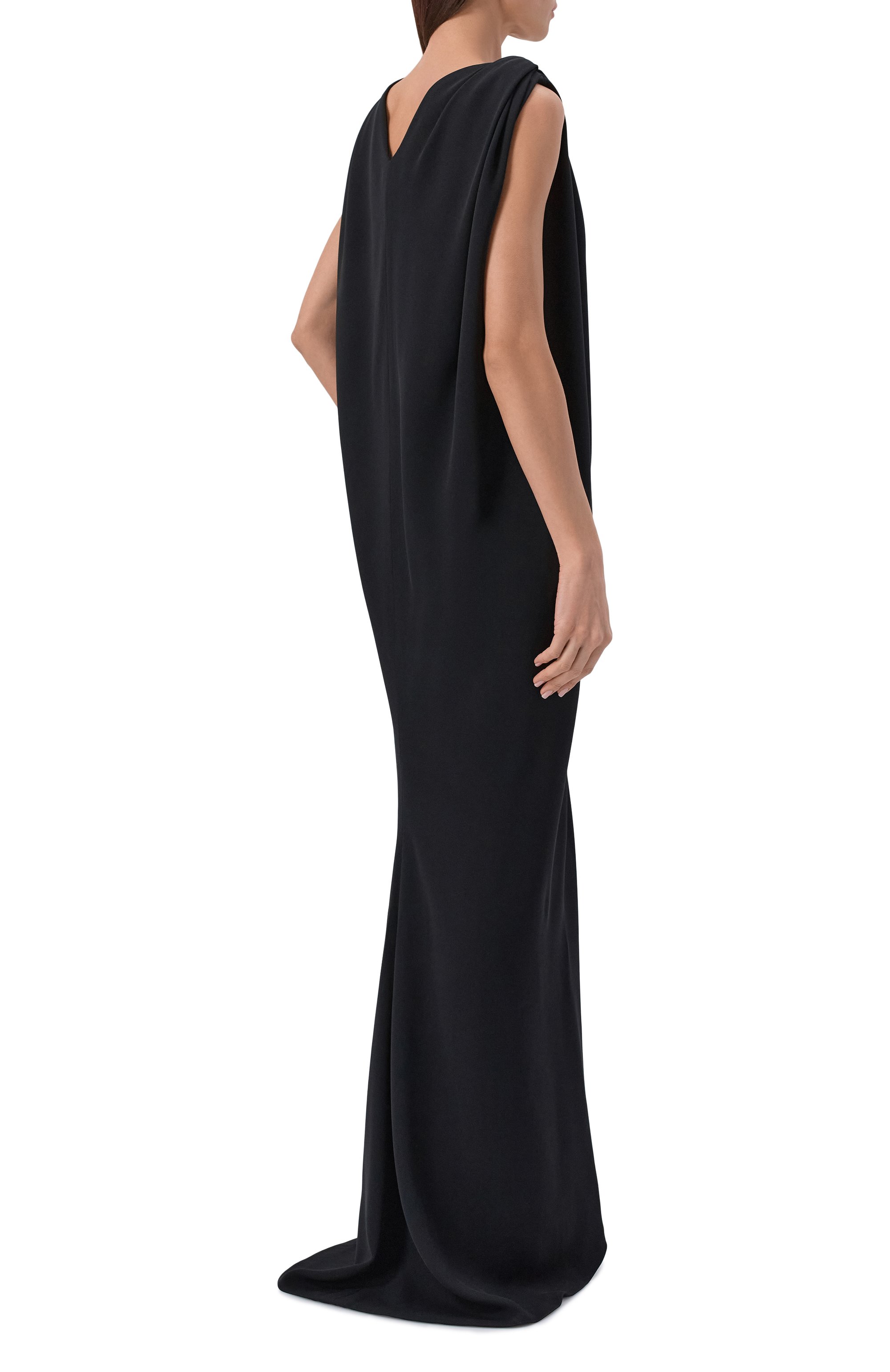 Платье из шелка и шерсти BALENCIAGA, арт. 872518/TUT14, фото 3