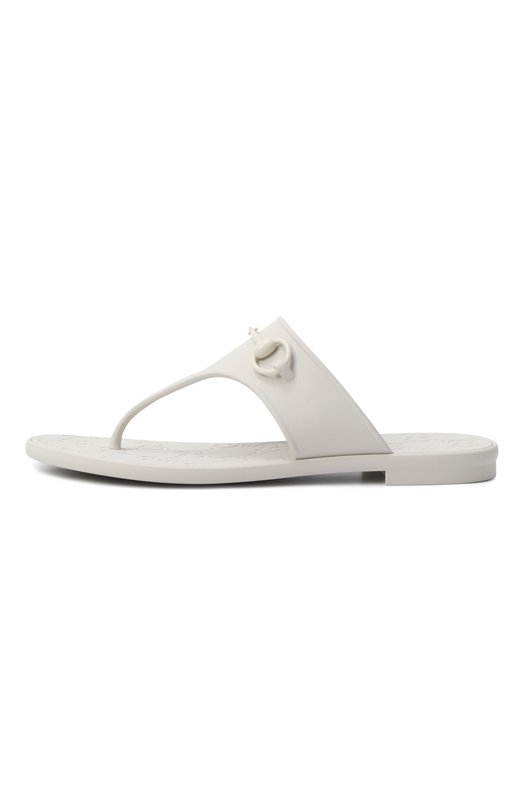 Резиновые шлепанцы Gucci 780306/J8700 Белый  780306/J8700 Фото 4