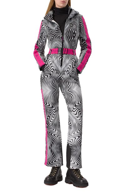 Комбинезон EA7 черно-белого цвета по цене 83800 руб., арт. 6DTD02/TN8HZ, фото 2 Комбинезон EA7, арт. 6DTD02/TN8HZ, фото 2