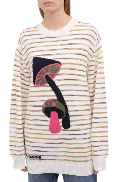 Хлопковый пуловер M MISSONI, арт. 2DN00338/2K008N, фото 3