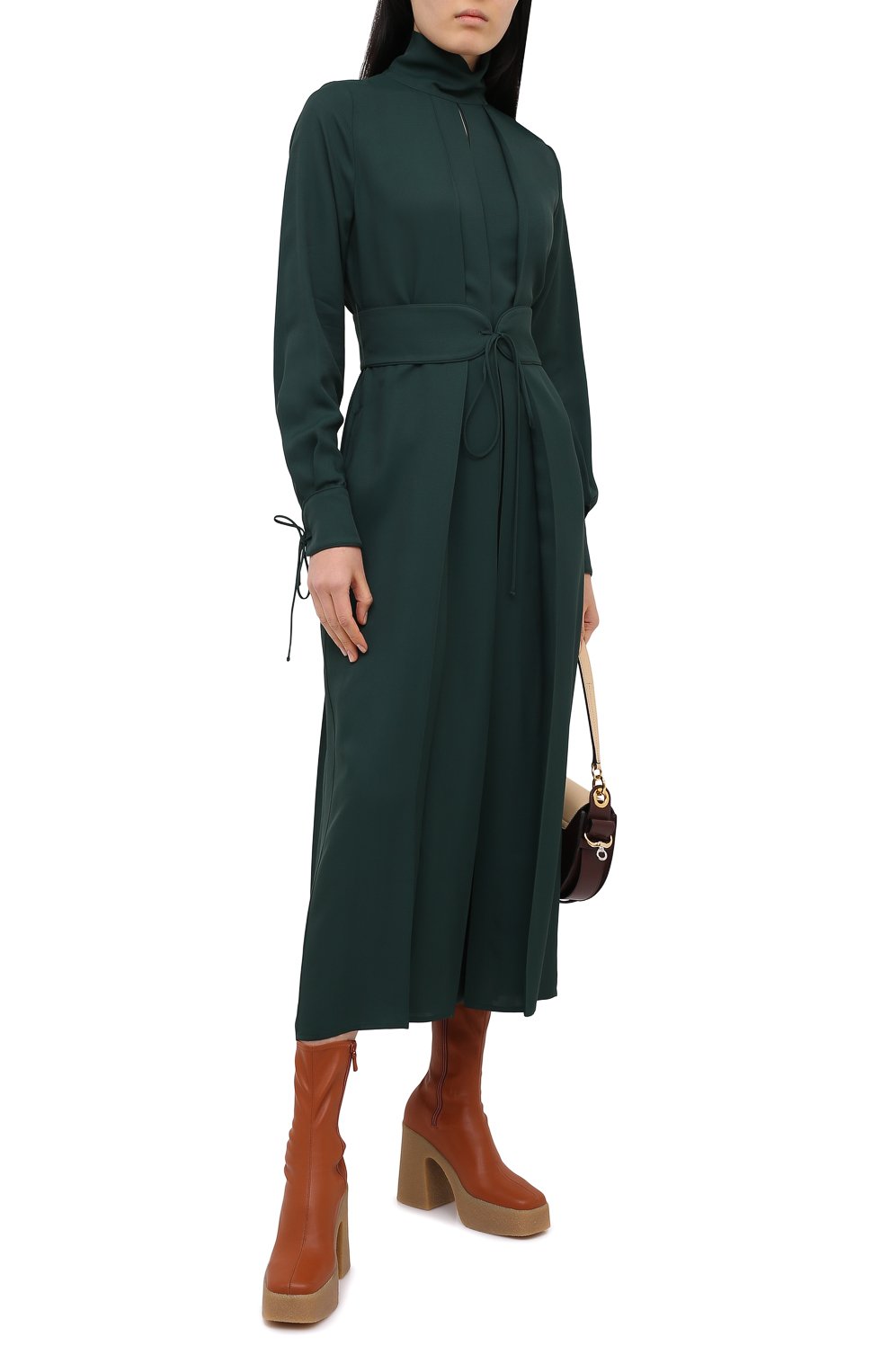 Платье из вискозы VICTORIA BECKHAM, арт. 1320WDR001614A, фото 2