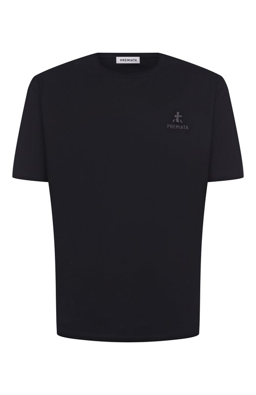 Хлопковая футболка Premiata PA1028/JERSEY Чёрный PA1028/JERSEY