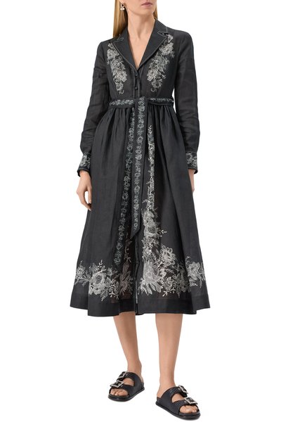 Льняное платье ZIMMERMANN, арт. 2409DR25R, фото 3