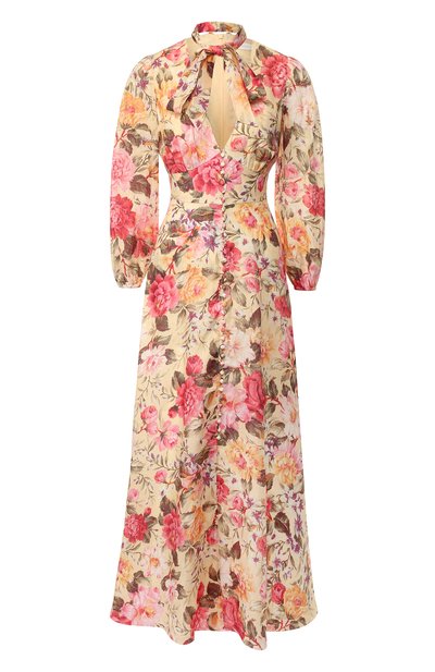 Женское льняное платье ZIMMERMANN, арт. 5301DH0N