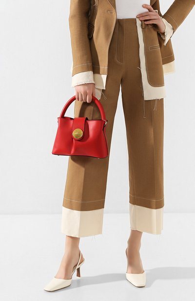 Сумка malette ELLEME красного цвета по цене 53150 руб., арт. MALETTE/C0W LEATHER, фото 2 Сумка malette ELLEME, арт. MALETTE/C0W LEATHER, фото 2