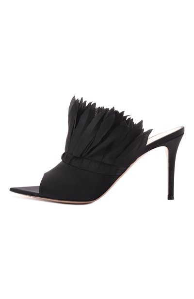 Текстильные мюли daniah GIANVITO ROSSI, арт. G10047.85RIC.CTZNER0, фото 4