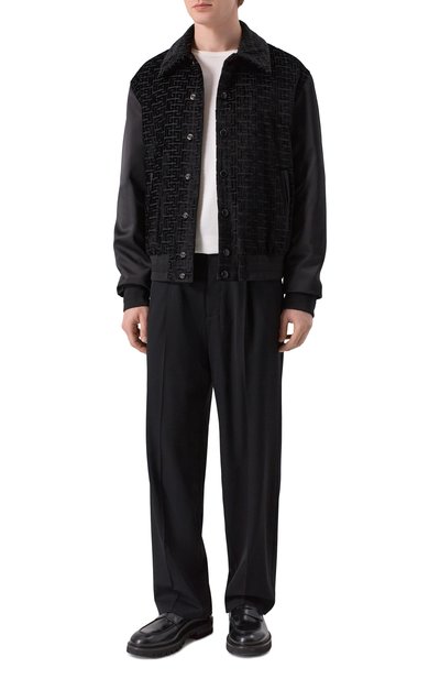 Бомбер с бархатной отделкой BALMAIN, арт. GH1TFA73/MI21, фото 2