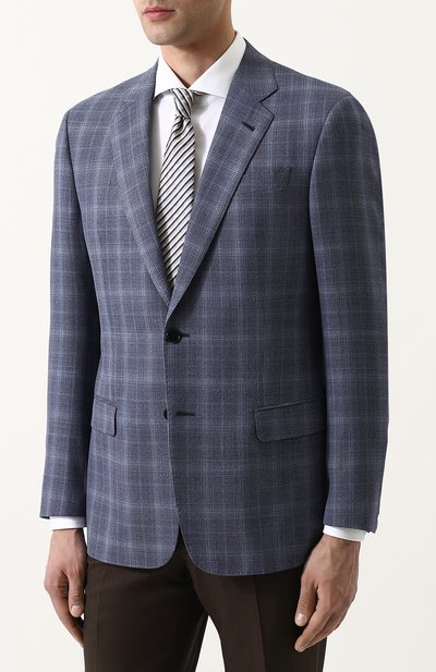 Однобортный шерстяной пиджак GIORGIO ARMANI, арт. WSGE20/WS849, фото 3