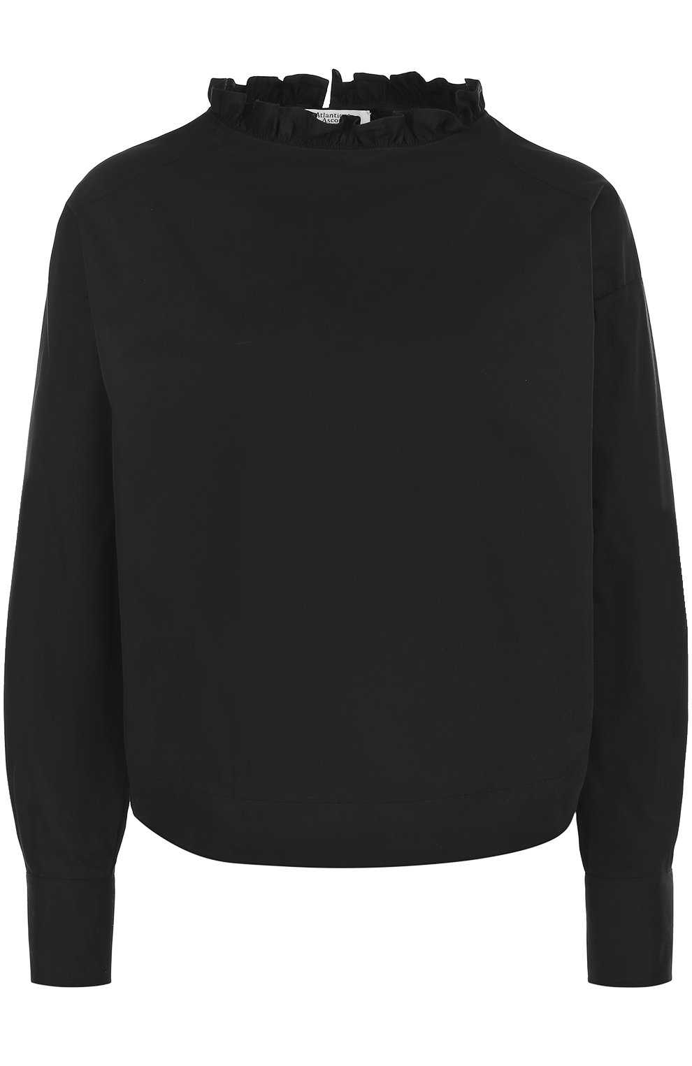 Хлопковый топ с воротником-стойкой ATLANTIQUE ASCOLI, арт. 6-0BV7-8-P0P05, фото 1