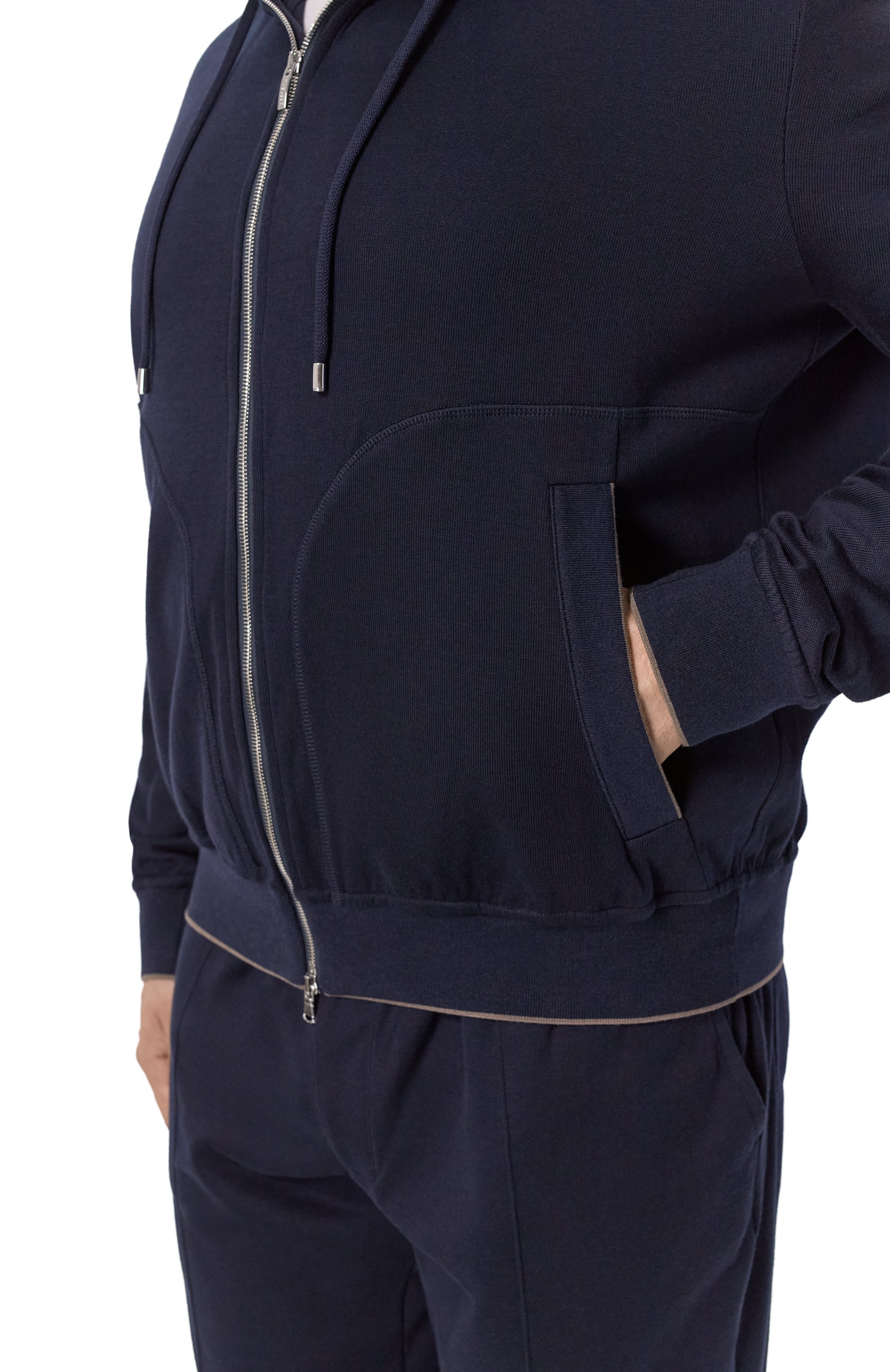 Толстовка из хлопка и кашемира CORTIGIANI, арт. 3AF604, фото 5