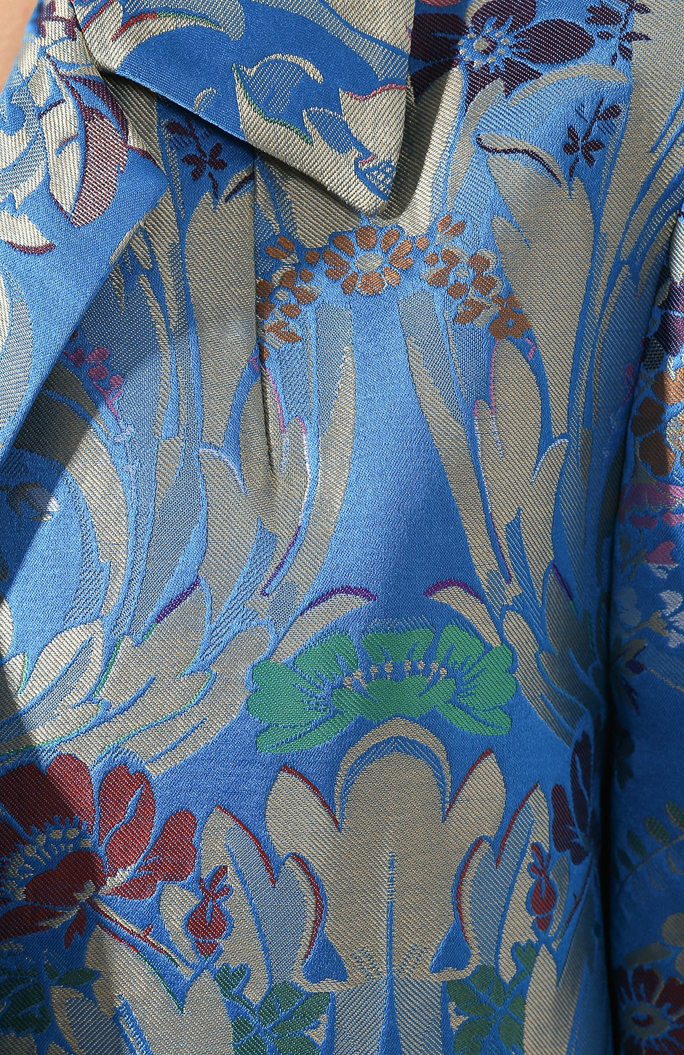 Пальто из смеси шелка и льна DRIES VAN NOTEN, арт. 201-10276-9053, фото 5