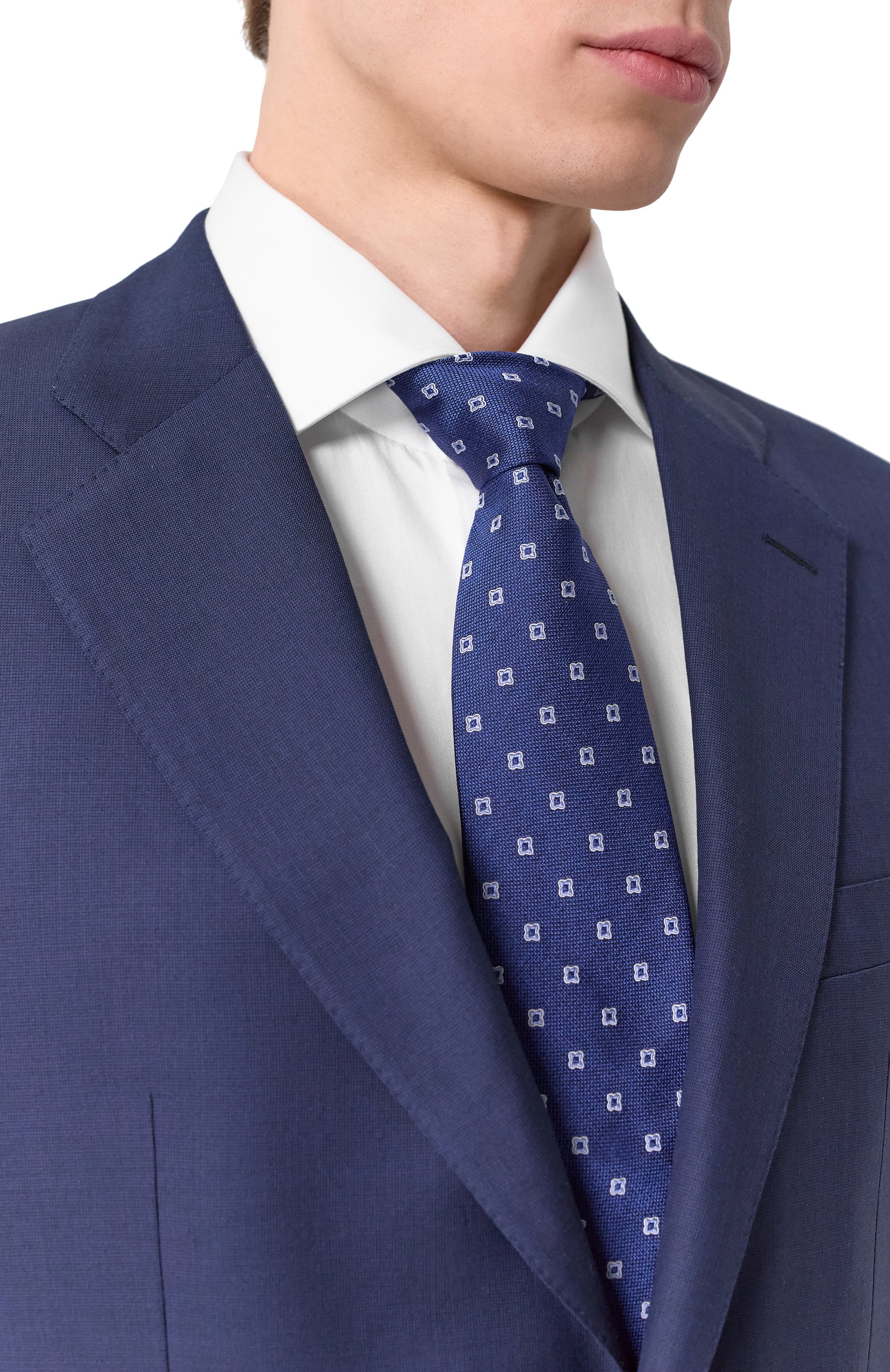 Шелковый галстук CORNELIANI, арт. 25U302-2520323, фото 2