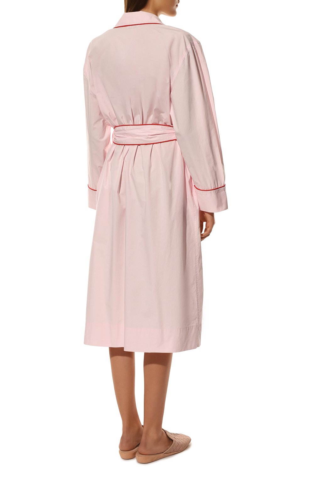 Хлопковый халат GANNI, арт. F6726, фото 4