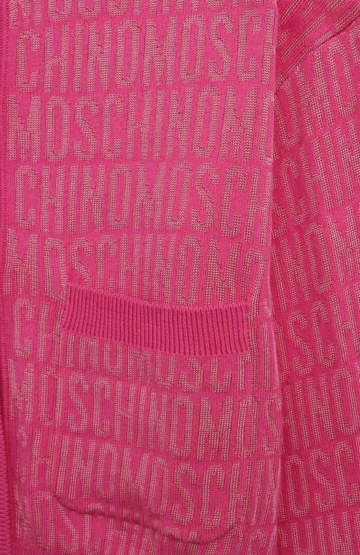 Кардиган из хлопка и вискозы Moschino 3