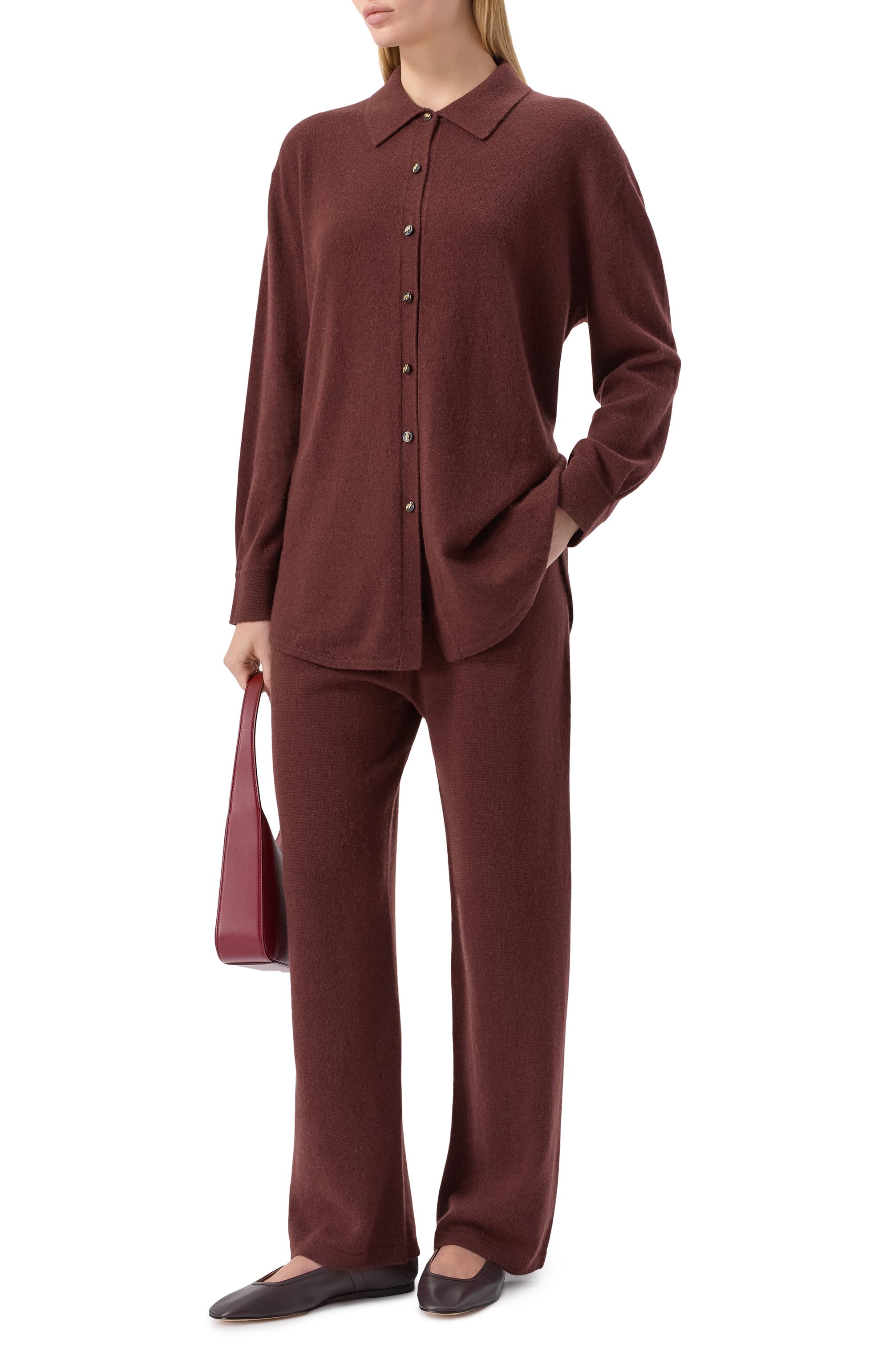 Кашемировые брюки ХОХЛОМА Х АЛЕНА АХМАДУЛЛИНА, арт. WKP2321, фото 2