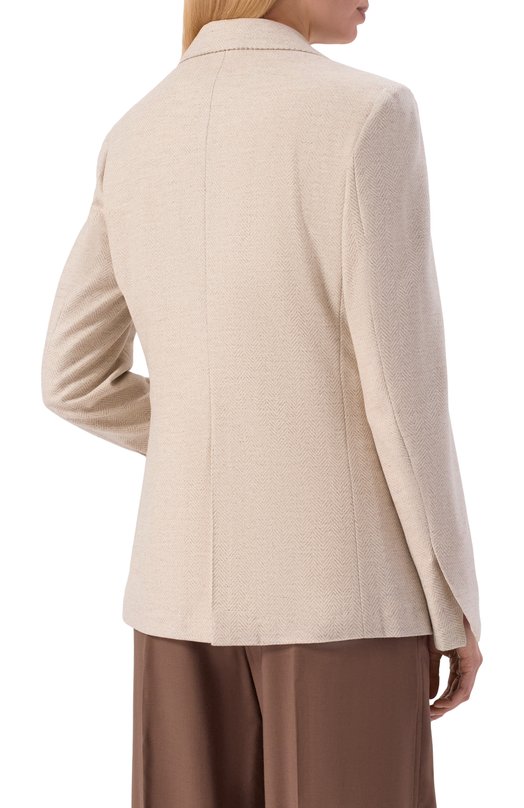 Шерстяной жакет MVST SDG200/S0730801 Бежевый  SDG200/S0730801 Фото 4