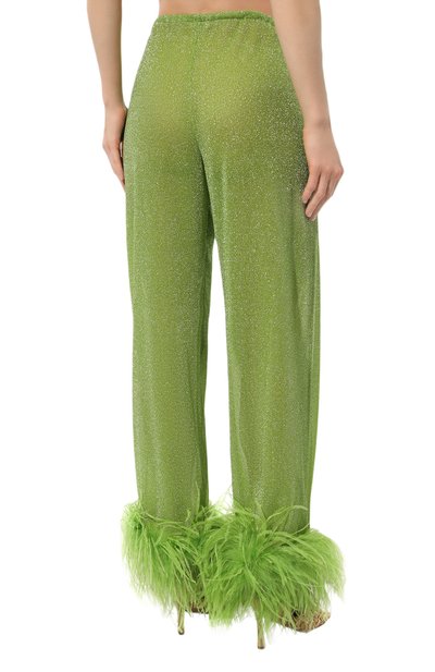 Брюки с отделкой перьями OSEREE, арт. LPF235, фото 4