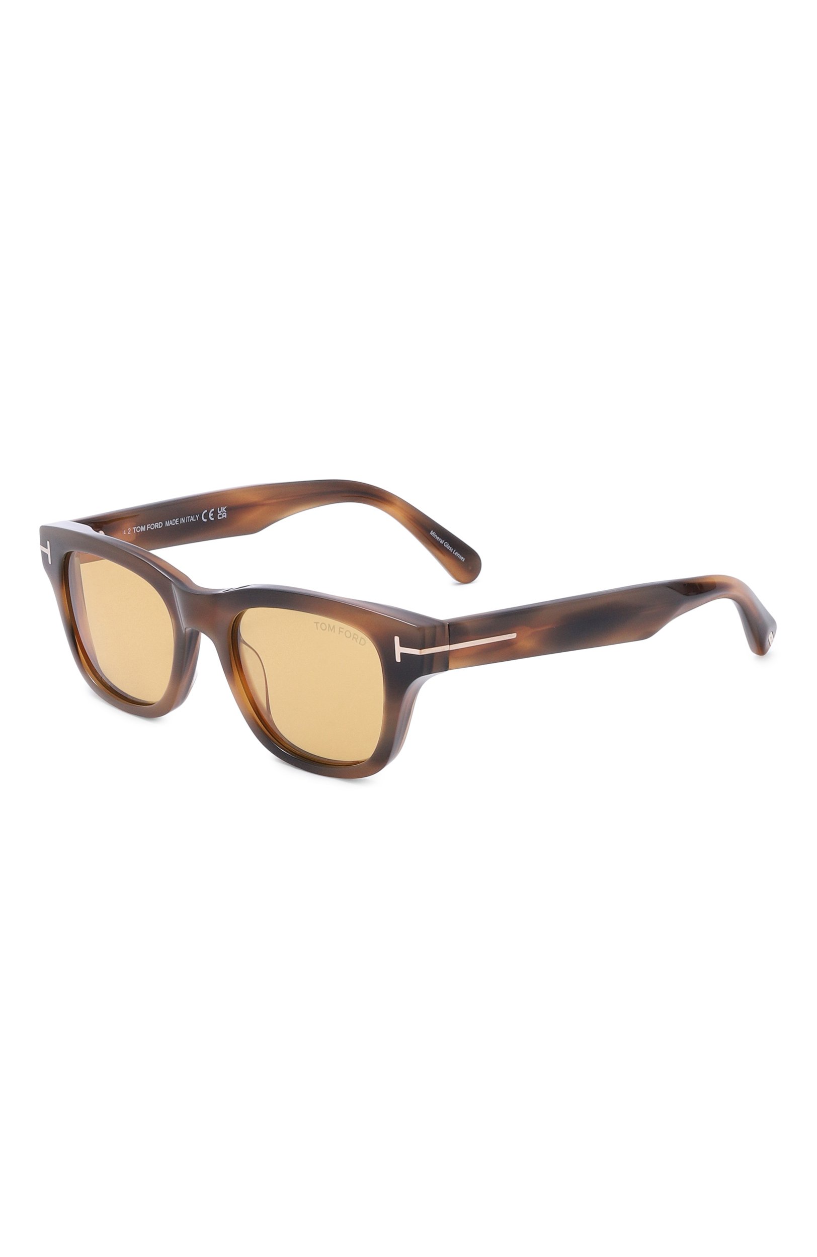 Солнцезащитные очки TOM FORD желтого цвета по цене 55300 руб., арт. TF1357 55E, фото 1 Солнцезащитные очки TOM FORD, арт. TF1357 55E, фото 1
