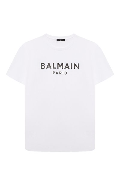 Хлопковая футболка BALMAIN, арт. BU8Q61
