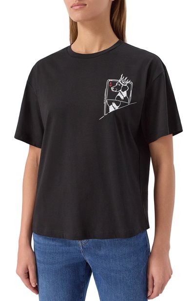 Хлопковая футболка EMPORIO ARMANI, арт. EW002841/AF12597, фото 3