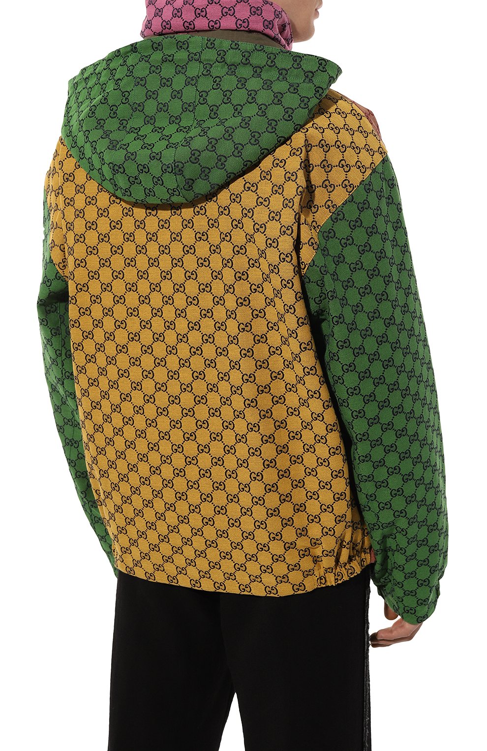 Мужская разноцветная двусторонняя куртка GUCCI купить в