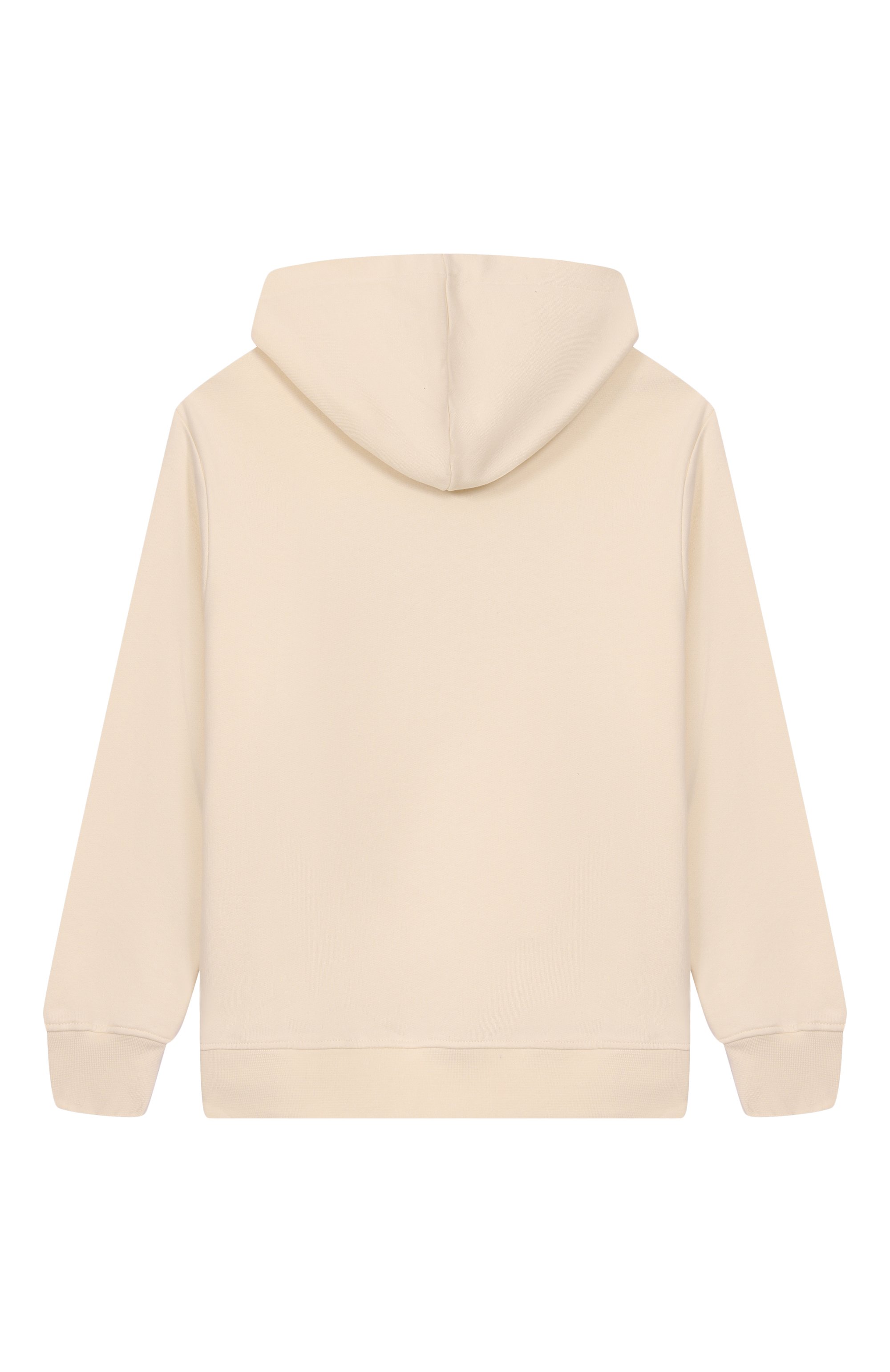 Хлопковое худи MSGM KIDS кремового цвета по цене 12600 руб., арт. F5MSJBHS211, фото 2 Хлопковое худи MSGM KIDS, арт. F5MSJBHS211, фото 2