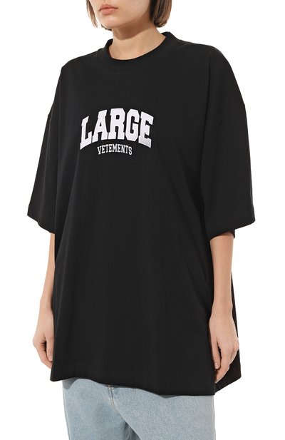 Хлопковая футболка VETEMENTS, арт. UE63TR840B, фото 3