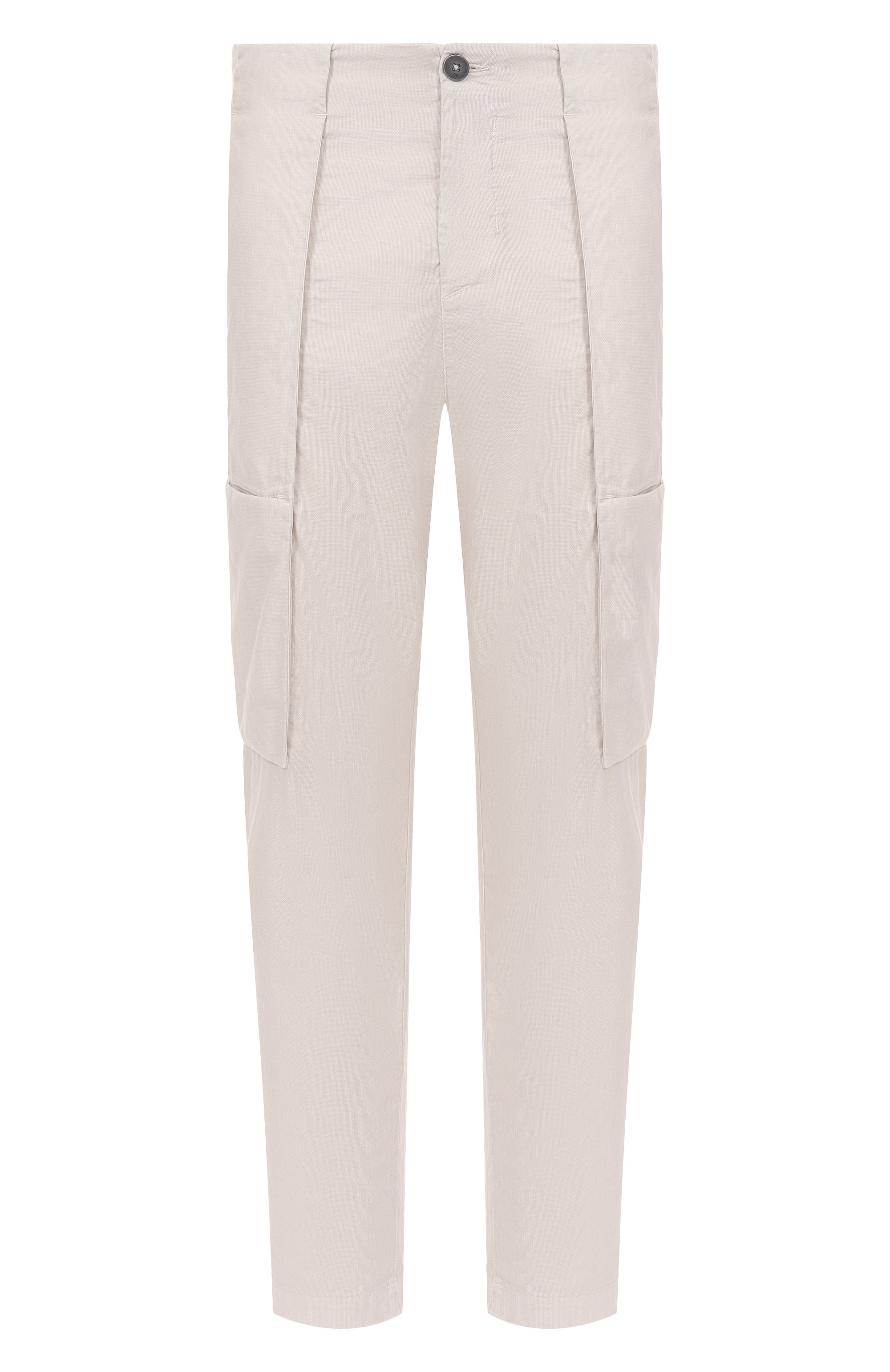 Брюки-карго из хлопка и льна TRANSIT, арт. CFUTRZE141, фото 1