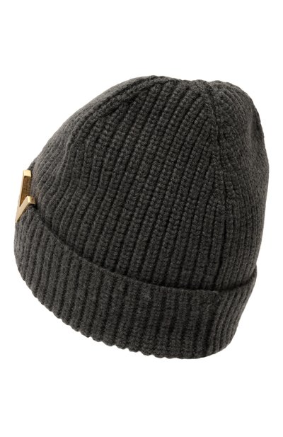 Шерстяная шапка VALENTINO серого цвета по цене 59950 руб., арт. 5W2HB01T/SUK, фото 3 Шерстяная шапка VALENTINO, арт. 5W2HB01T/SUK, фото 3