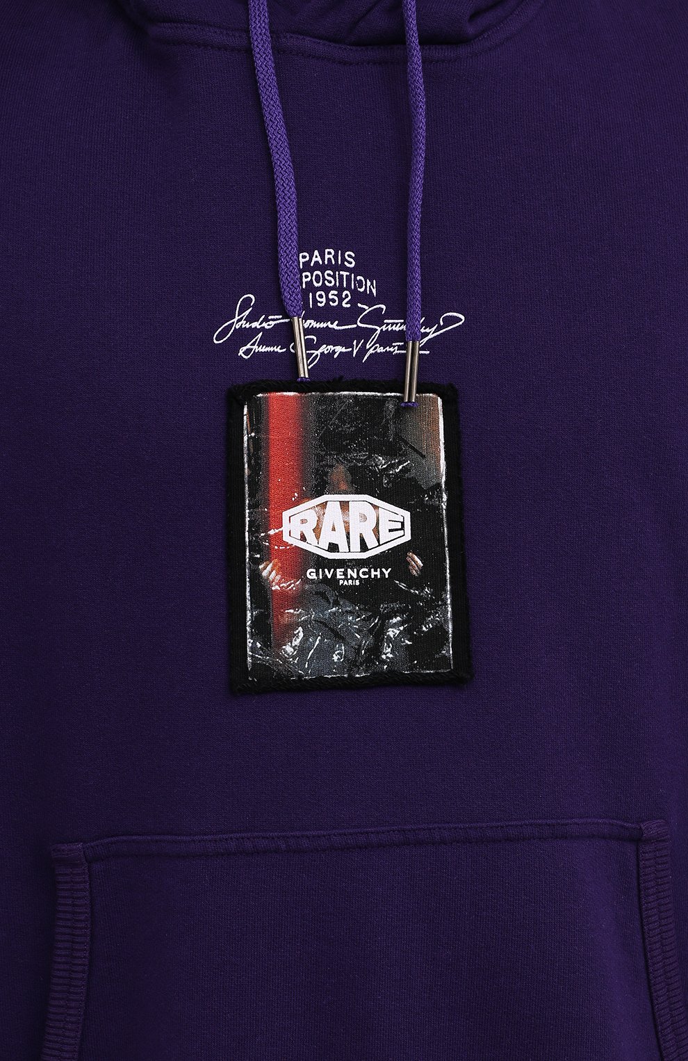 Хлопковое худи GIVENCHY, арт. BMJ08N305B, фото 5