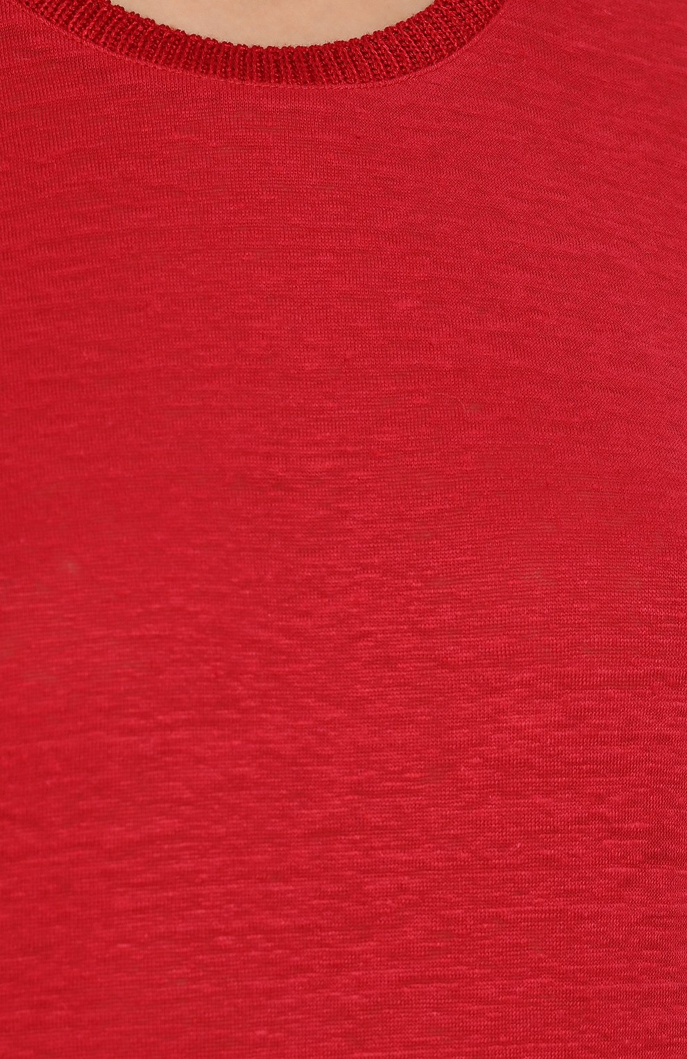 Льняная футболка LORO PIANA, арт. FAD5396, фото 5