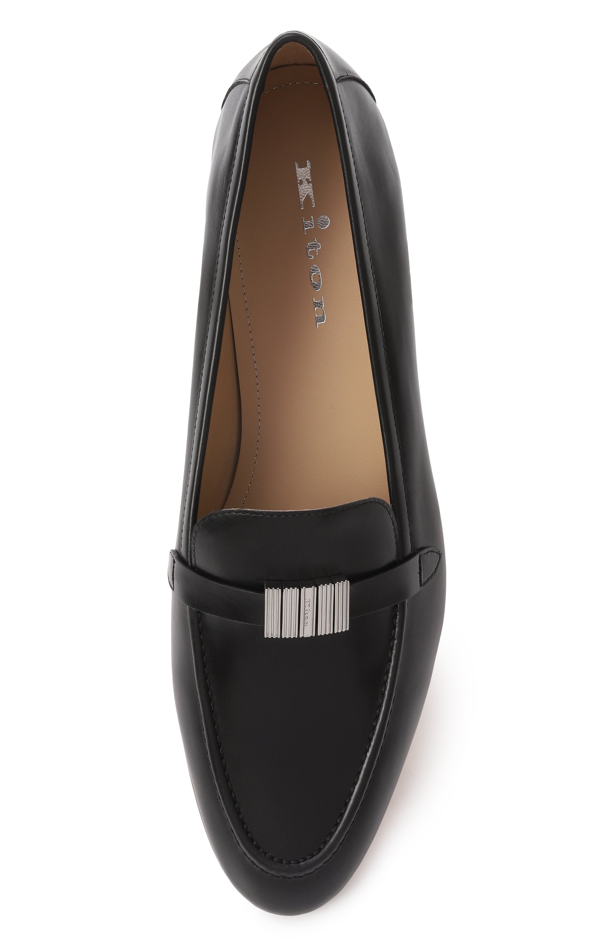 Кожаные лоферы KITON, арт. D59826K0905F01, фото 6