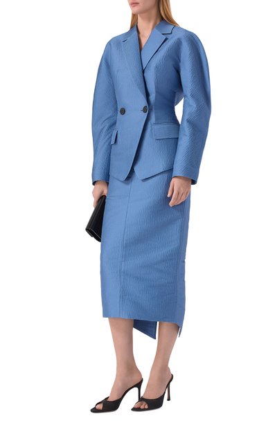 Юбка LANVIN голубого цвета по цене 209500 руб., арт. RW-ST0062-6256-E26, фото 2 Юбка LANVIN, арт. RW-ST0062-6256-E26, фото 2