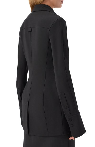 Шерстяной жакет MUGLER черного цвета по цене 256000 руб., арт. 26F1VE04831035, фото 4 Шерстяной жакет MUGLER, арт. 26F1VE04831035, фото 4