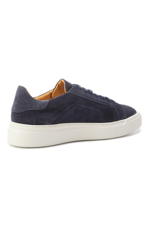 Замшевые кеды Kiton USSA268N0127902 Синий  USSA268N0127902 Фото 5