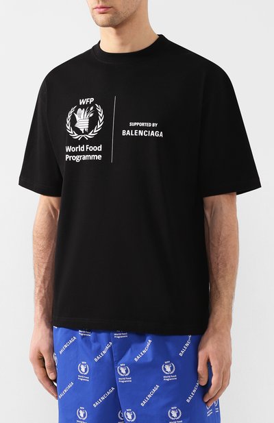Хлопковая футболка BALENCIAGA, арт. 612966/THV84, фото 3