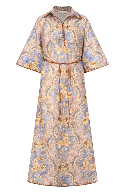 Женское льняное платье ZIMMERMANN, арт. 5809DRS263