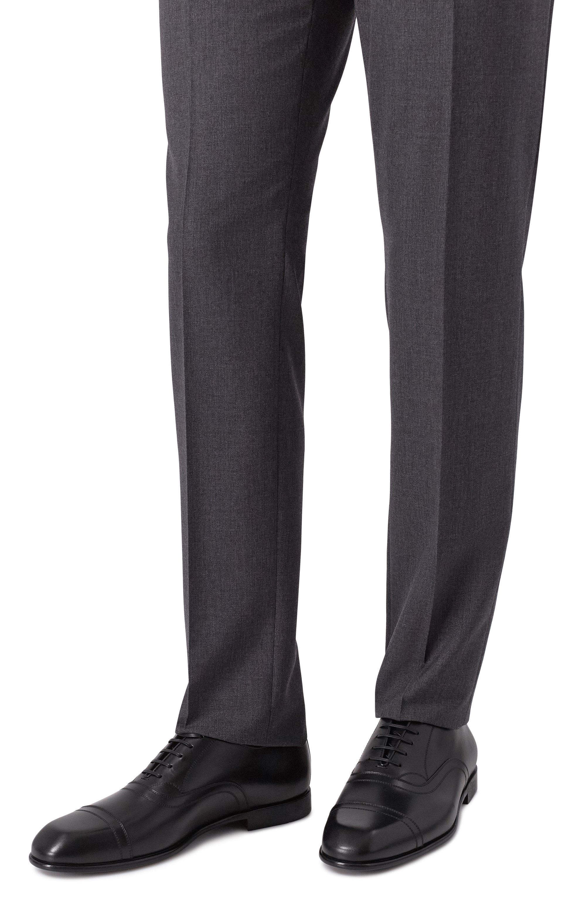 Кожаные оксфорды FERRAGAMO, арт. 027995/775110, фото 3