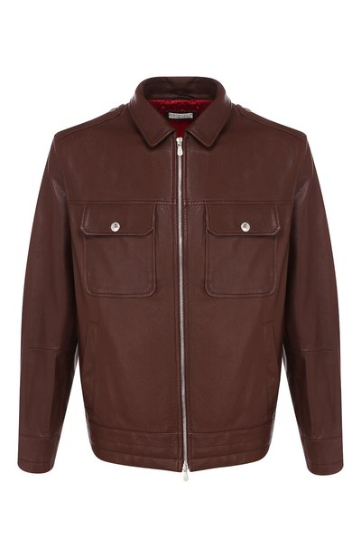 Кожаная куртка BRUNELLO CUCINELLI, арт. MPNPE1694, фото 1