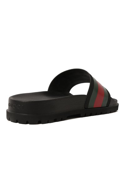 Шлепанцы GUCCI черного цвета по цене 54150 руб., арт. 429469 GIB10, фото 5 Шлепанцы GUCCI, арт. 429469 GIB10, фото 5