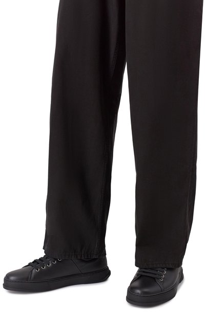 Кожаные кеды FERRAGAMO, арт. 026363/772, фото 3