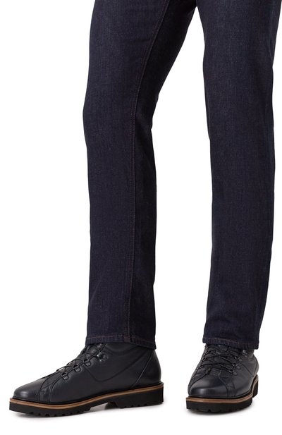 Кожаные ботинки KITON, арт. USSA175N0012602/M, фото 3