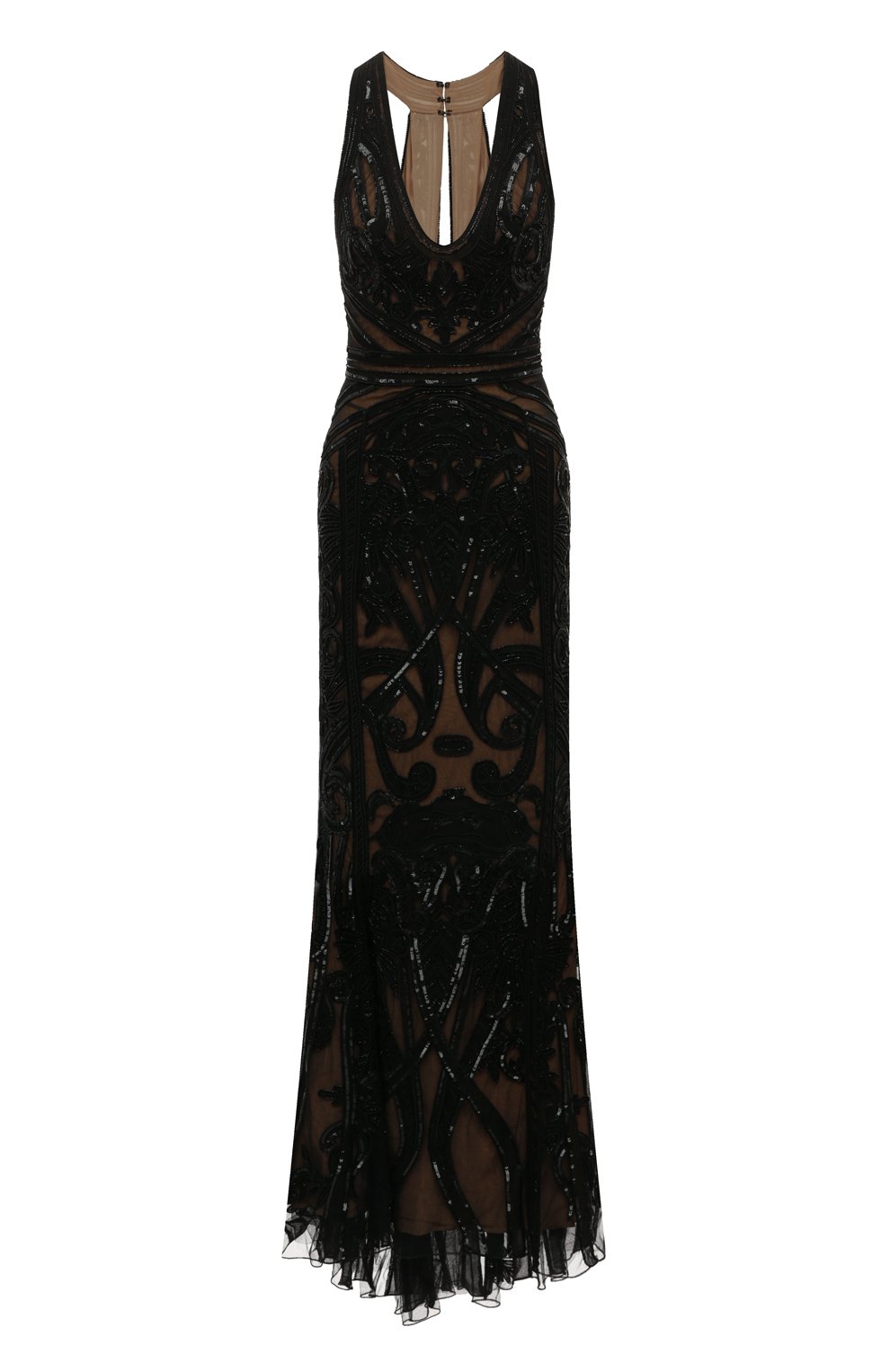 Шелковое платье ZUHAIR MURAD черного цвета по цене 995000 руб., арт. DRS18010/EMTU005, фото 1 Шелковое платье ZUHAIR MURAD, арт. DRS18010/EMTU005, фото 1