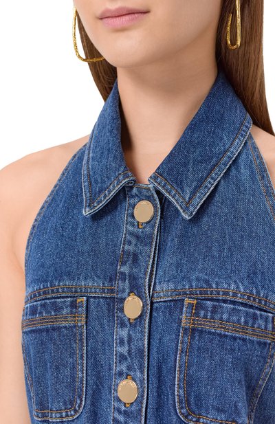 Джинсовое платье SELF-PORTRAIT, арт. PF25830SBL, фото 4