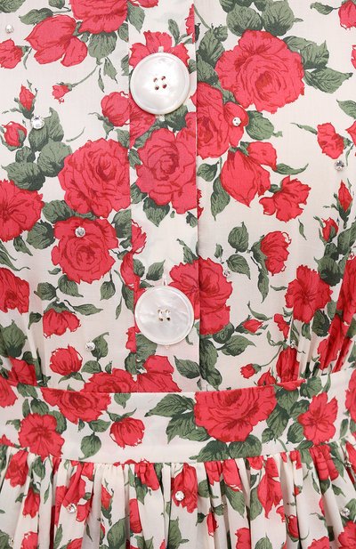 Хлопковое платье MIU MIU красного цвета по цене 420000 руб., арт. MF3891-1XH8-F0011, фото 5 Хлопковое платье MIU MIU, арт. MF3891-1XH8-F0011, фото 5